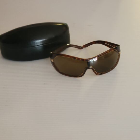 PRADA SPR09H 2AU-2P1 110 Brown Tortoise Sunglasses Frames Italy with case - Picture 1 of 14